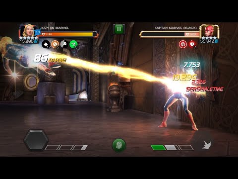 Rank 5 Captain Marvel Game Play MCOC