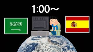 スペインVSサウジアラビアで友達のヤマル君応援する枠