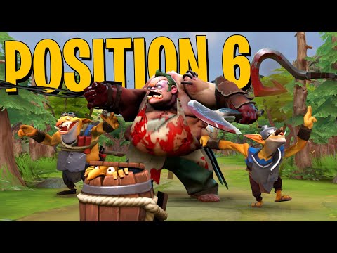Techies and the Position 6 Pudge - DotA 2