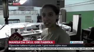 MANİSA Sarıgözoğlu fabrikası TRTHABER'DE