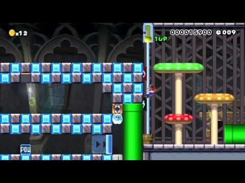 20sec Speed Run - from D3 Tomo - SUPER MARIO MAKER Gameplay RAW