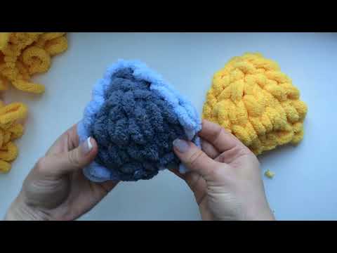 Ушки КОШКИ, кота, кошачьи для балаклавы вяжем руками из Ализе Пуффи #балаклава #кошачьиушки