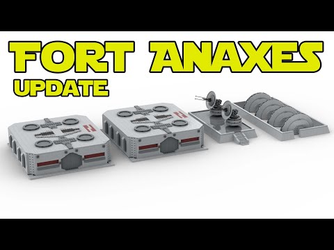 LEGO Star Wars 'The Clone Wars' Fort Anaxes MOC Update - What's Inside the Base?