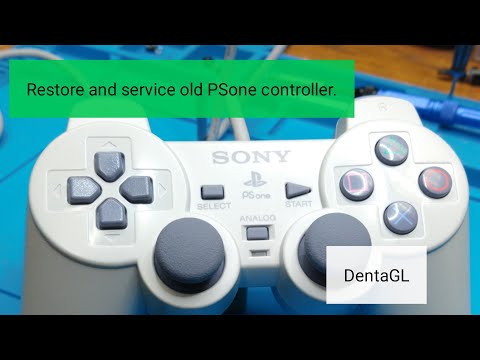Restore and clean playstation one controller. PsOne.