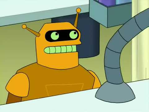 Futurama - I'm not familiar with the type of thing I'm seeing / I don't do two takes