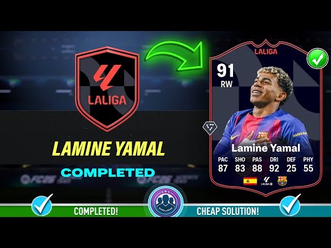 91 POTM Lamine Yamal SBC Solution - Cheap Solution & Tips - FC 26