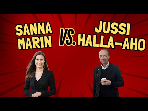 SANNA MARIN vs. JUSSI HALLA-AHO - Suomenkieliset RAP-BATTLET