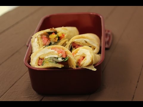 Grilled Vegetable Humus Wrap | Tiffin Treats by Roopa Nabar | Sanjeev Kapoor Khazana