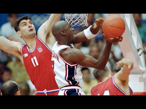 1992 Olympics Group A Game 8 Finals Dream Team v Croatia, August 8, 1992, Dream Team Wins Gold