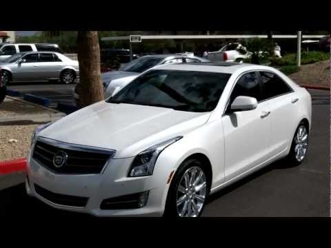2013 Cadillac ATS, Premium with Performance, White Diamond, Lund Cadillac, Phoenix, AZ 85022