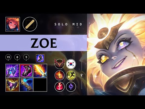 Zoe Mid vs Vladimir - KR Grandmaster Patch 26.01