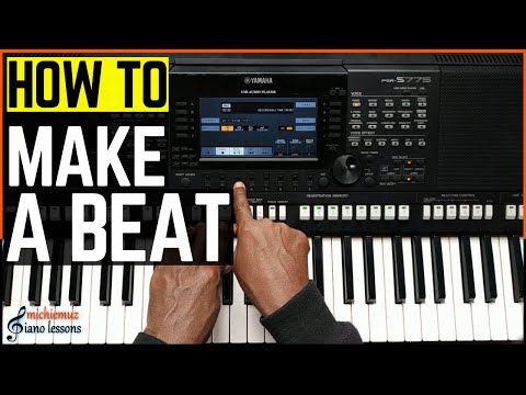HOW TO MAKE A BEAT - YAMAHA PSR-S775 PSR-S975 User style programming demonstration