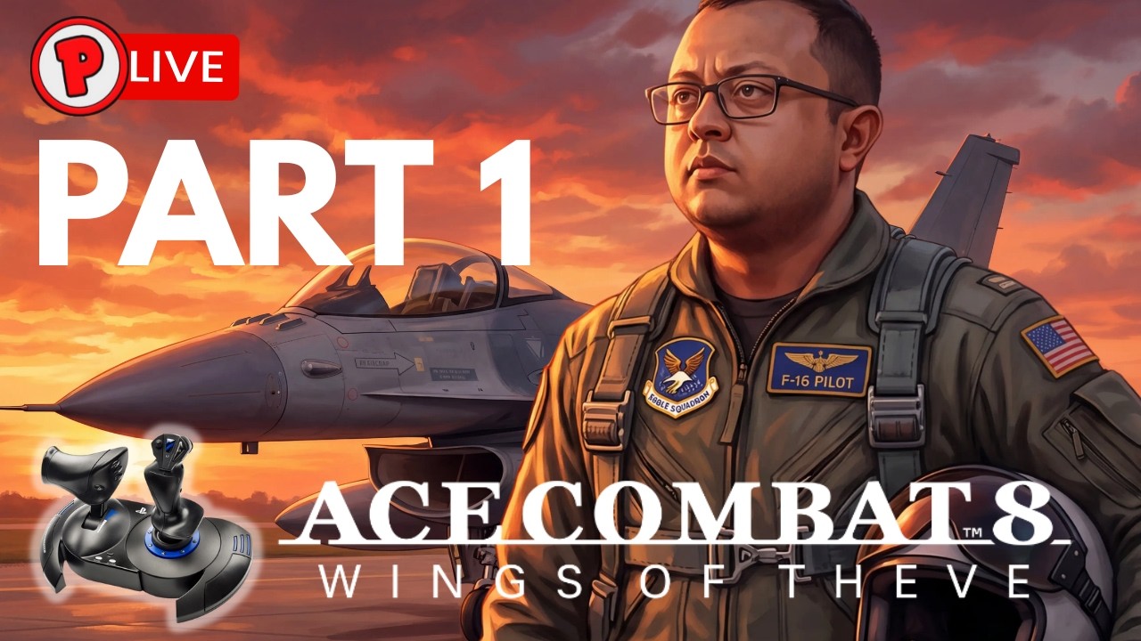 MENJADI PILOT JET TEMPUR PAKAI KONTROLER JET - ACE COMBAT 8 Wings of Theve Indonesia Part 1