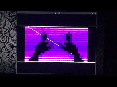 Chiphead by Altair- Atari VCS demo running on Gopher2600 (06/01/2020)