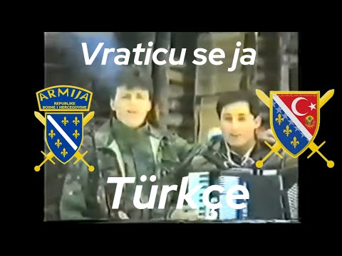 Saban Dragonjić-Vraticu se ja-Türkçe altyazılı (Boşnakça savaş şarkısı)