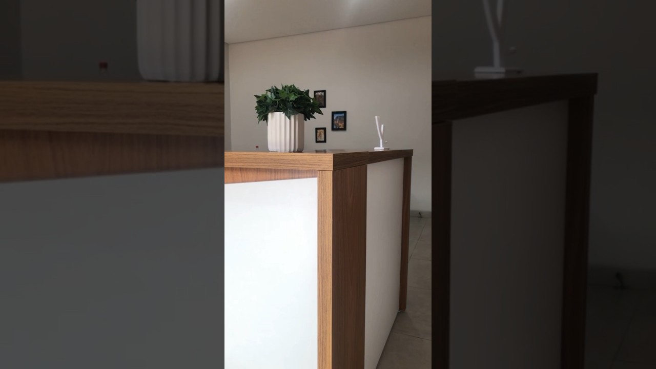 Thumbnail do vídeo - Balcão Atendimento - Y37 - Freijó/Branco