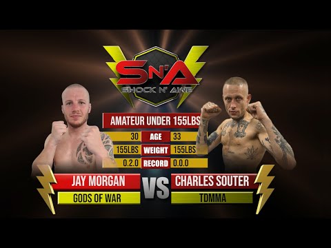 Shock N Awe 33 - Jay Morgan vs Charles Souter Lightweight Amateur MMA 155lbs