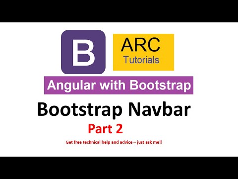 Angular Bootstrap Navbar Tutorial | Part 2 | Angular Bootstrap 4 Tutorials | Bootstrap 4 Tutorial