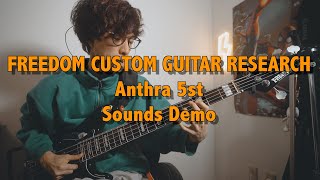 Video thumbnail for FREEDOM CUSTOM GUITAR RESEARCH  Anthra 5st【Sound Sample】 by 二見 真典