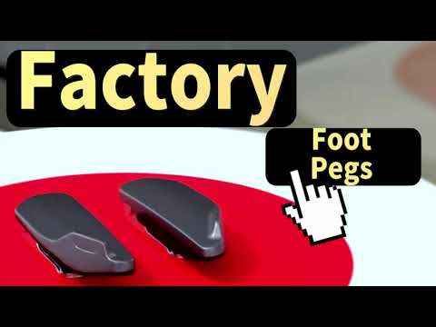 motorcycle custom foot pegs aluminum footrest foot pedals manufacturer