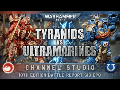 Tyranids vs Ultramarines Space Marines Warhammer 40K Battle Report 10th Edition 2000pts