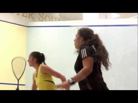 US Open 2012 Squash 3-Dafrawy (Egypt) v King (England), Game 3 video by Sarah Cortes