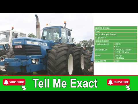 County 1884 Tractor | County 1884 Specifications | County 1884 Engine HorsePower, HP