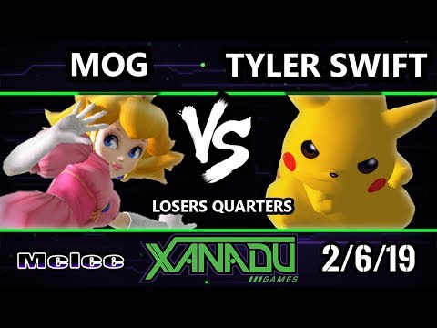 S@X 288 SSBM - MoG (Peach)  Vs. Tyler Swift (Pikachu) - Smash Melee Losers Quarters