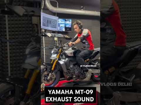 Yamaha MT-09 Dyno Test Exhaust Sound  #shorts #yamaha #mt09 #dyno #sound #exhaust #trending #short