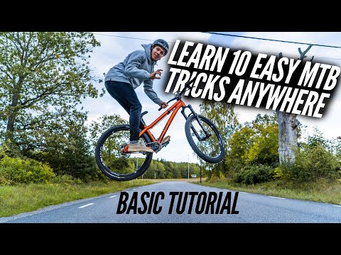 10 BASIC MTB TRICKS YOU CAN LEARN ANYWHERE! *HOW TO - TUTORIAL*