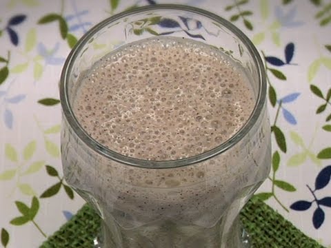 ヘルシーな黒ゴマスムージー (Healthy Black Sesame Smoothie)