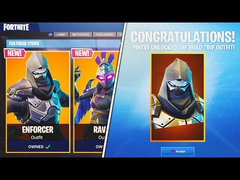 enforcer fortnite description - the enforcer skin fortnite road trip challenges  the enforcer skin fortnite road trip challenges - enforcer fortnite description