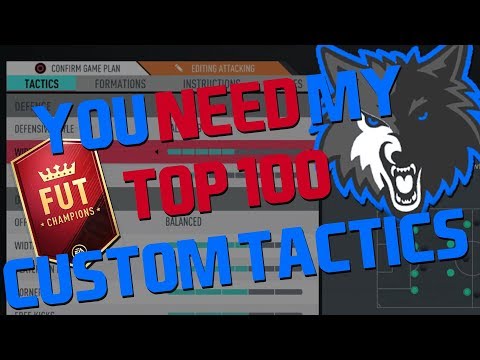 THESE CUSTOM TACTICS GOT ME 59TH IN THE WORLD FIRST WL OF FIFA 20 (Pro players custom tactics)