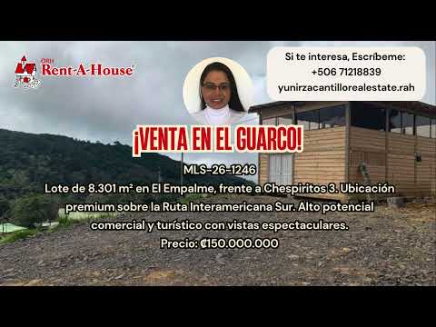 Venta El Guarco Lote Comercial en El Empalme