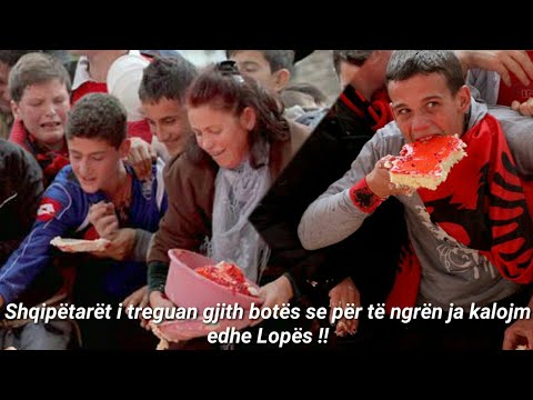 Shqipëtarët 🇦🇱 i treguan gjith botës se për të ngrën ja kalojm edhe Lopës !!