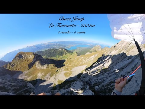5 in a row at La Tournette - BASE Jump - VLOG
