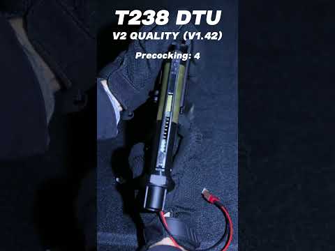T238 DTU V2 QUALITY V1.42 precocking position decompressing the spring  #airsoft #dtu #etu #mosfet
