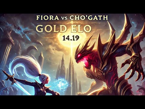 ⭕ FIORA VS CHOGATH 14.19 GOLD ELO NA