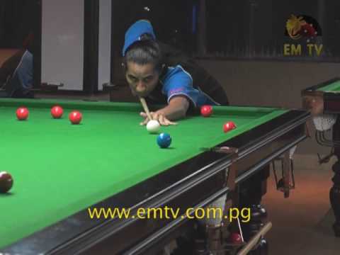 PNG National Women's Snooker Champion Geua John on track with 12th Consecutive Title