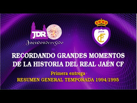 Real Jaén CF. Grandes momentos. Resumen general temporada 1994/1995.