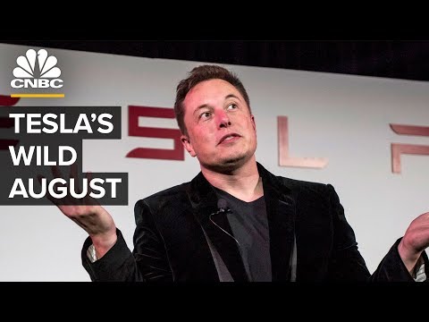 Tesla And Elon Musk's Wild August Recapped