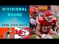 Browns vs. Chiefs Divisional Round Highlights | NFL 2020 Playoffs