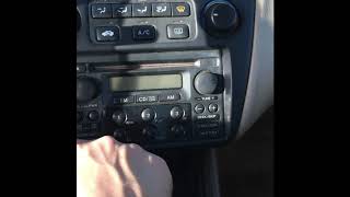 Honda Accord Radio Unlock with Code