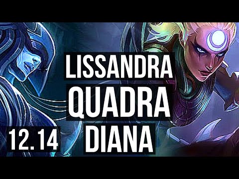 LISS vs DIANA (MID) | Quadra, 1100+ games, 1.5M mastery, Legendary, 11/3/9 | NA Grandmaster | 12.14