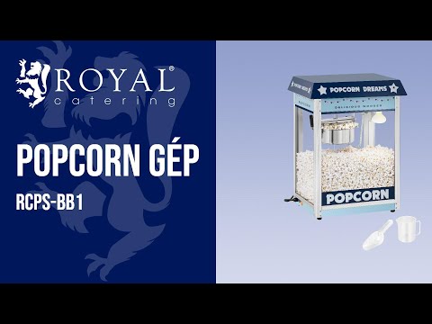 Videó - Popcorn gép - kék