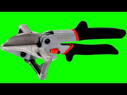 Ножницы YATO для пластика и винила 245 мм, угол 22.5° и 45° Cr-V