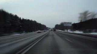 preview picture of video 'Road near Moscow timelapse'