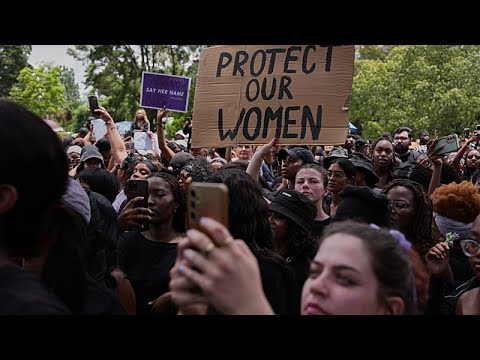 South African women protest gender-based violence ahead of G20 summit