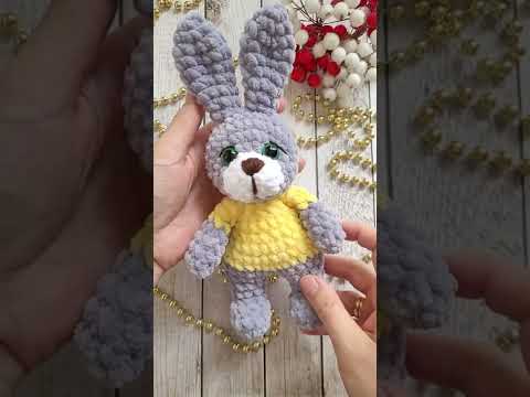 🐰ПЛЮШЕВЫЙ ЗАЙЧИК🐇КРОЛИК КРЮЧКОМ✨СИМВОЛ 2023г/crochet bunny