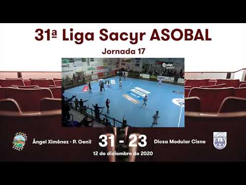 31ª Liga Sacyr ASOBAL J17: Ángel Ximénez - P. Genil - Dicsa Modular Cisne 31-23